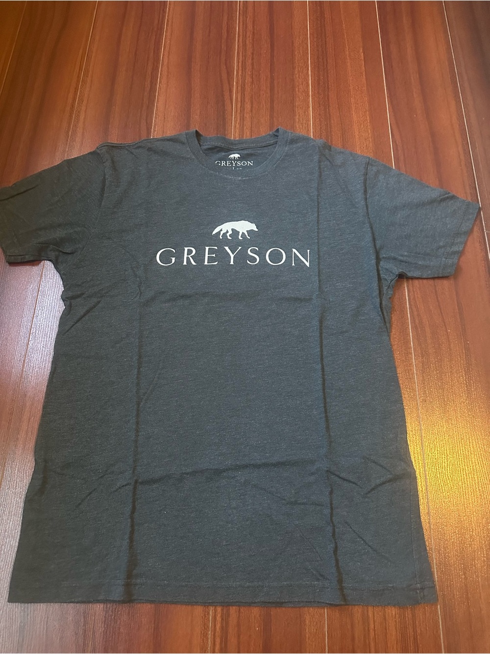 Greyson Charcoal Graphic Logo Short Sleeve Tee